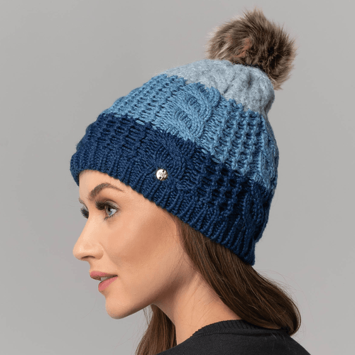 Gorro Feminino Pompom Copenhague forrado em lã