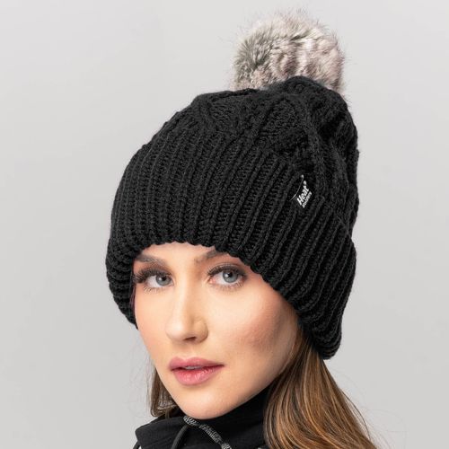 Gorro Térmico Feminino Pompom Solna em Tricô Heat Holders