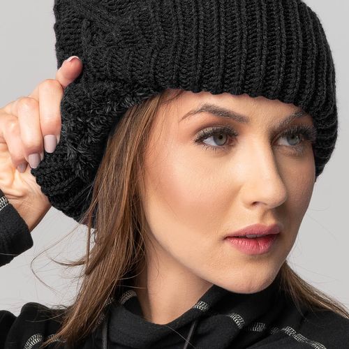 Gorro Térmico Feminino Pompom Solna em Tricô Heat Holders