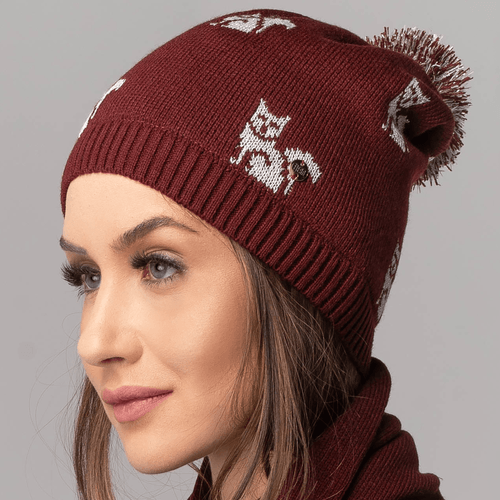 Gorro Térmico Feminino Shiny Snow Fox Tricô Premium