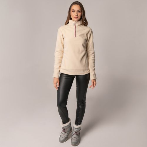 Fleece Térmico Feminino para neve e frio Meio Zíper Nuuk Original