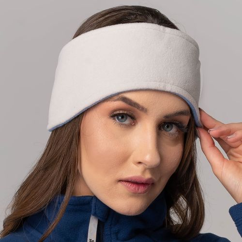 Protetor de Orelha em fleece Headband dupla face para o frio inverno e neve