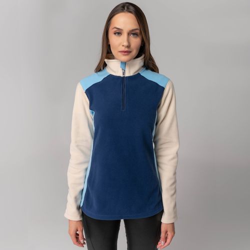 Fleece Térmico Feminino para neve e frio Meio Zíper Nuuk Original