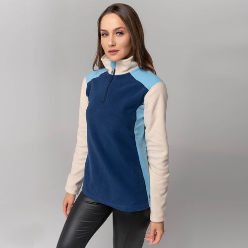 Fleece Térmico Feminino para neve e frio Meio Zíper Nuuk Original
