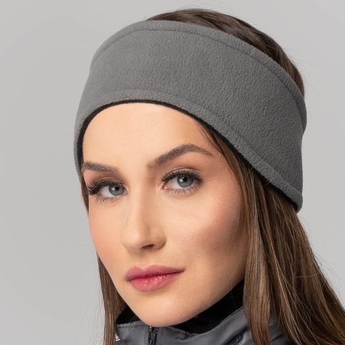 Protetor de Orelha em fleece Headband dupla face para o frio inverno e neve
