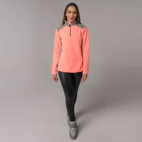 Fleece Térmico Feminino para neve e frio Meio Zíper Nuuk Original