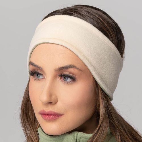 Protetor de Orelha em fleece Headband dupla face para o frio inverno e neve