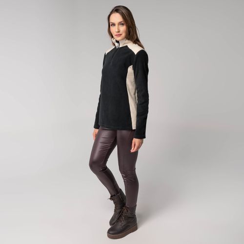 Fleece Térmico Feminino para neve e frio Meio Zíper Nuuk Original