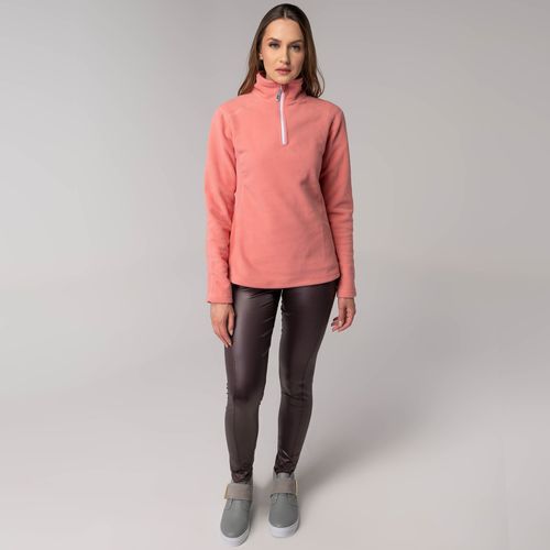 Fleece Térmico Feminino para neve e frio Meio Zíper Nuuk Original