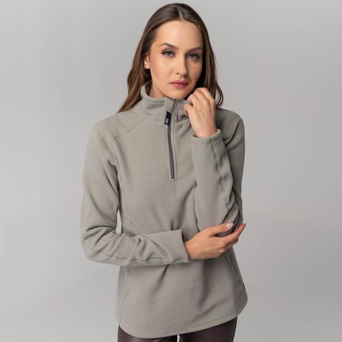 Fleece Térmico Feminino para neve e frio Meio Zíper Nuuk Original