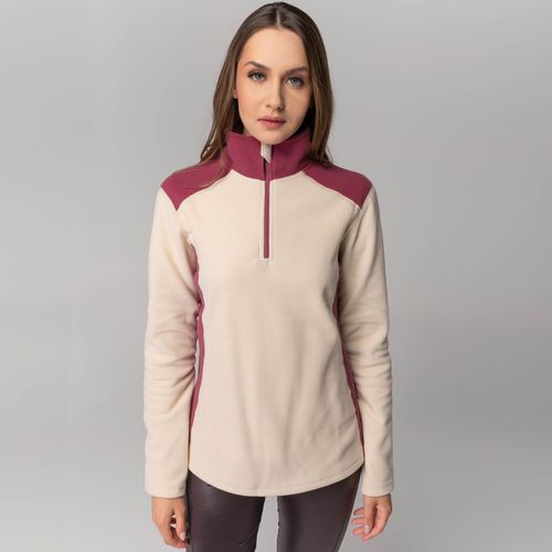 Fleece Térmico Feminino para neve e frio Meio Zíper Nuuk Original