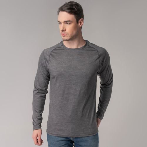 Camiseta masculina Merino Wool  manga longa