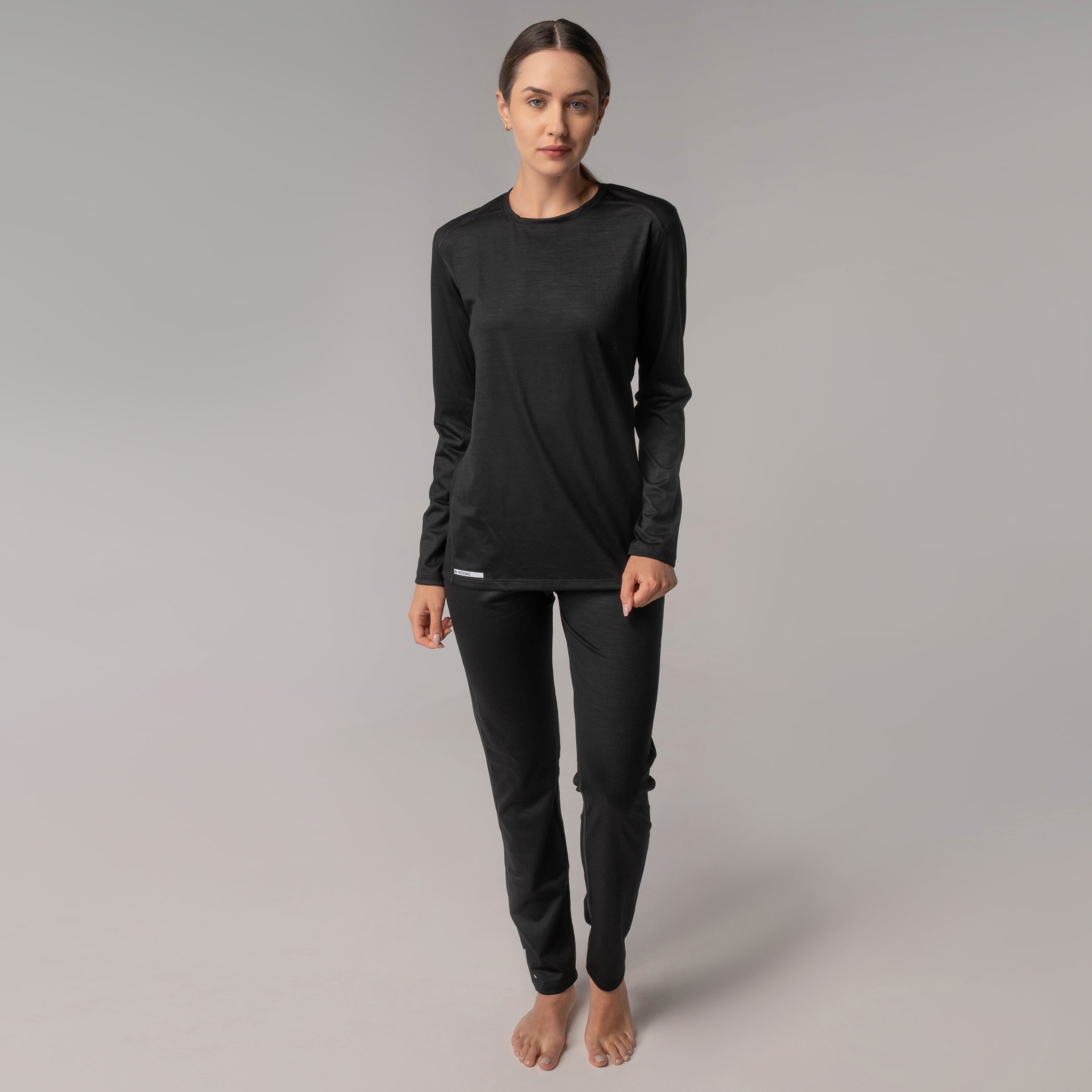 Calça feminina segunda pele Merino Wool