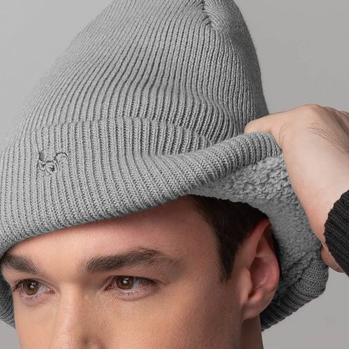 Gorro masculino forrado em lã Munique