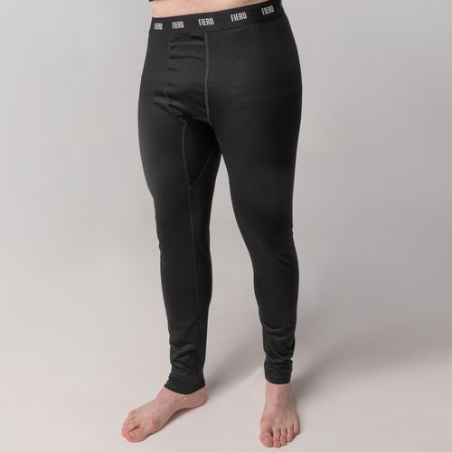 Calça masculina segunda pele em lã merino