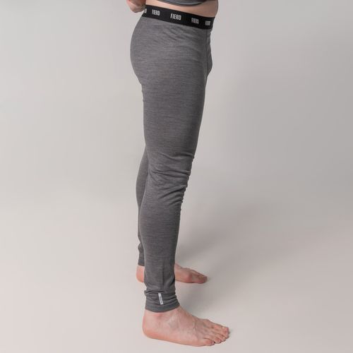 Calça masculina segunda pele em lã merino