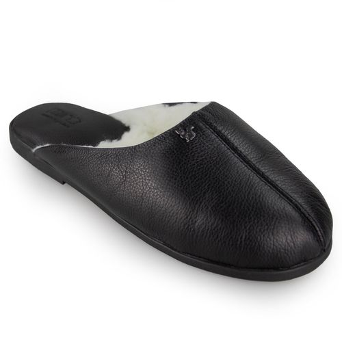 Pantufa de couro para o inverno e frio em lã sintética Gramado 439