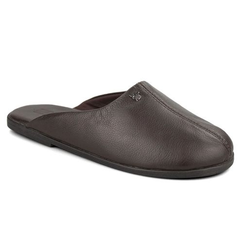 Pantufa de couro para o frio forrada em tecido anatômico Gramado 429
