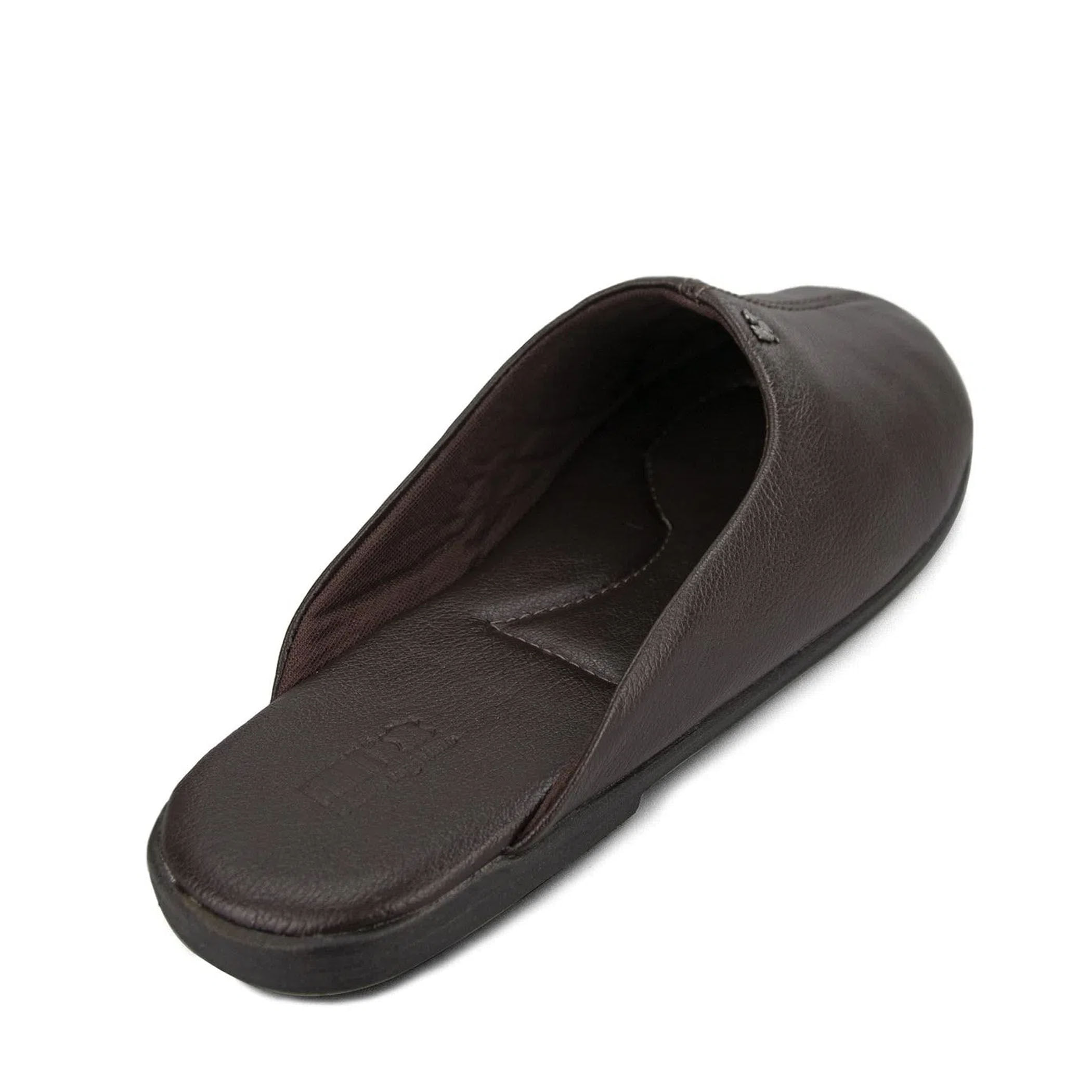 Pantufa de couro forrada em tecido anatômico Gramado Ref.:429