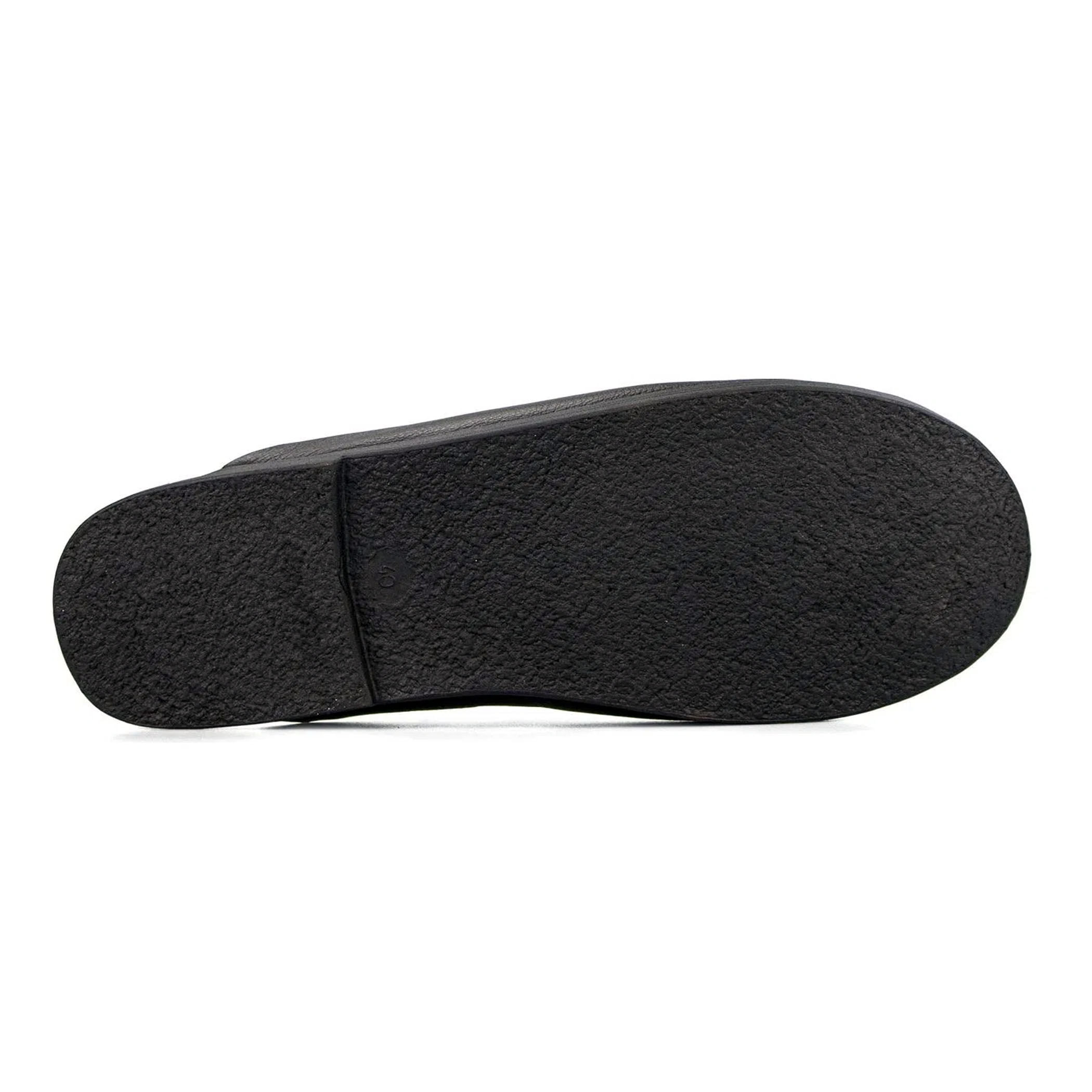 Pantufa de couro forrada em tecido anatômico Gramado Ref.:429