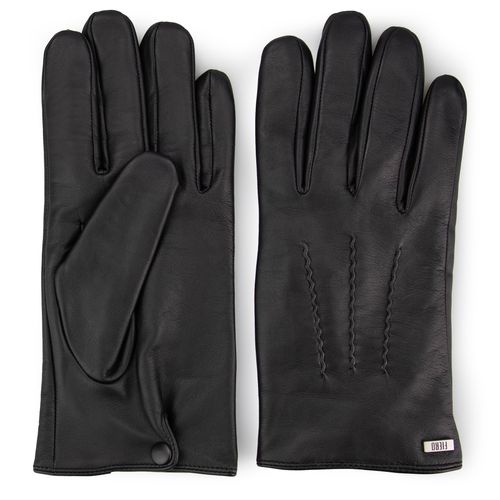 Luva Touch Screen em couro impermeável para neve Térmica Masculina Insulation
