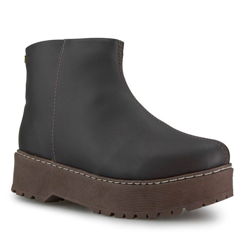 Bota Feminina forrada em lã sintética Flatform Basic Ref.:23301