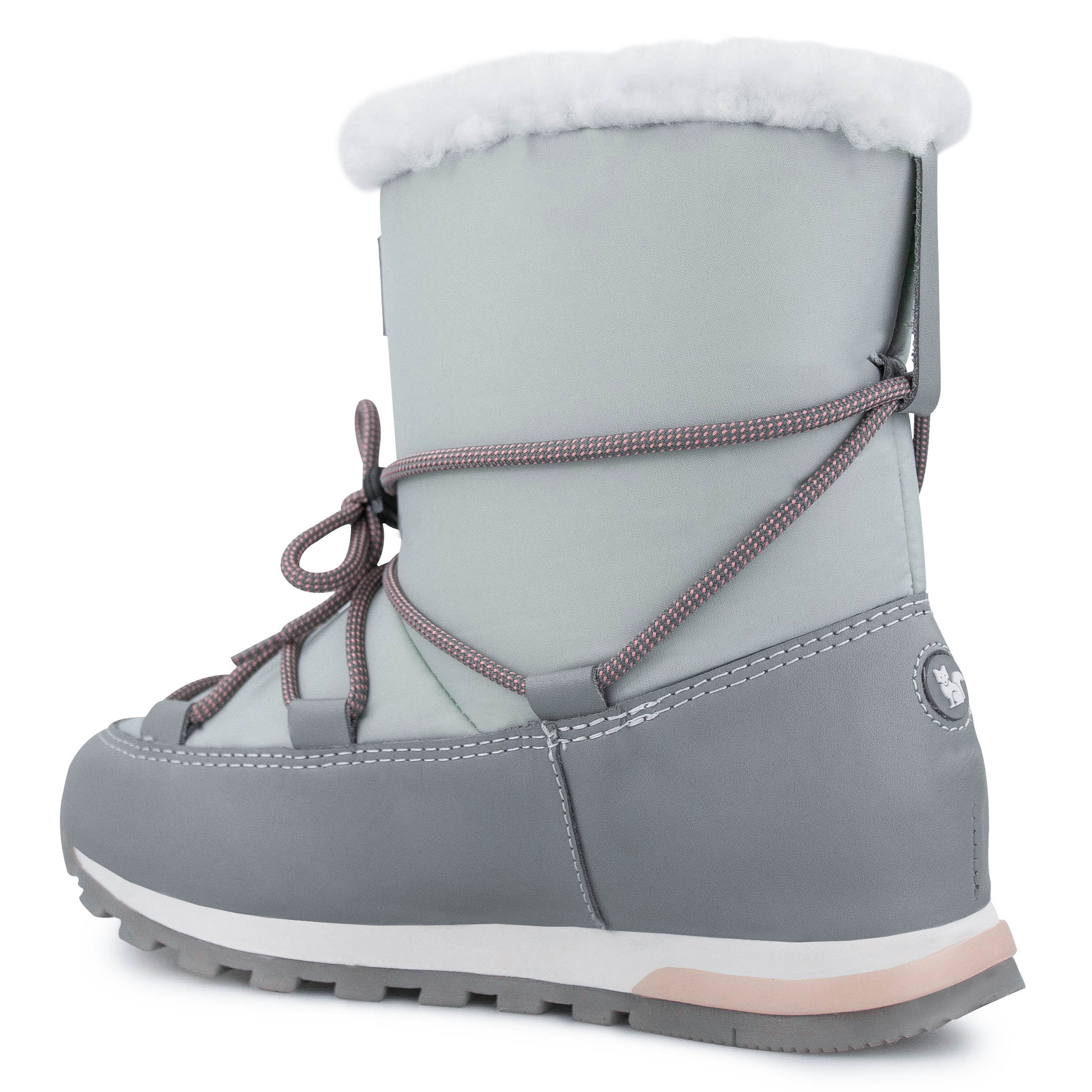 Bota Feminina Snowy Tie Forrada em Lã Sintética Ref.:23104