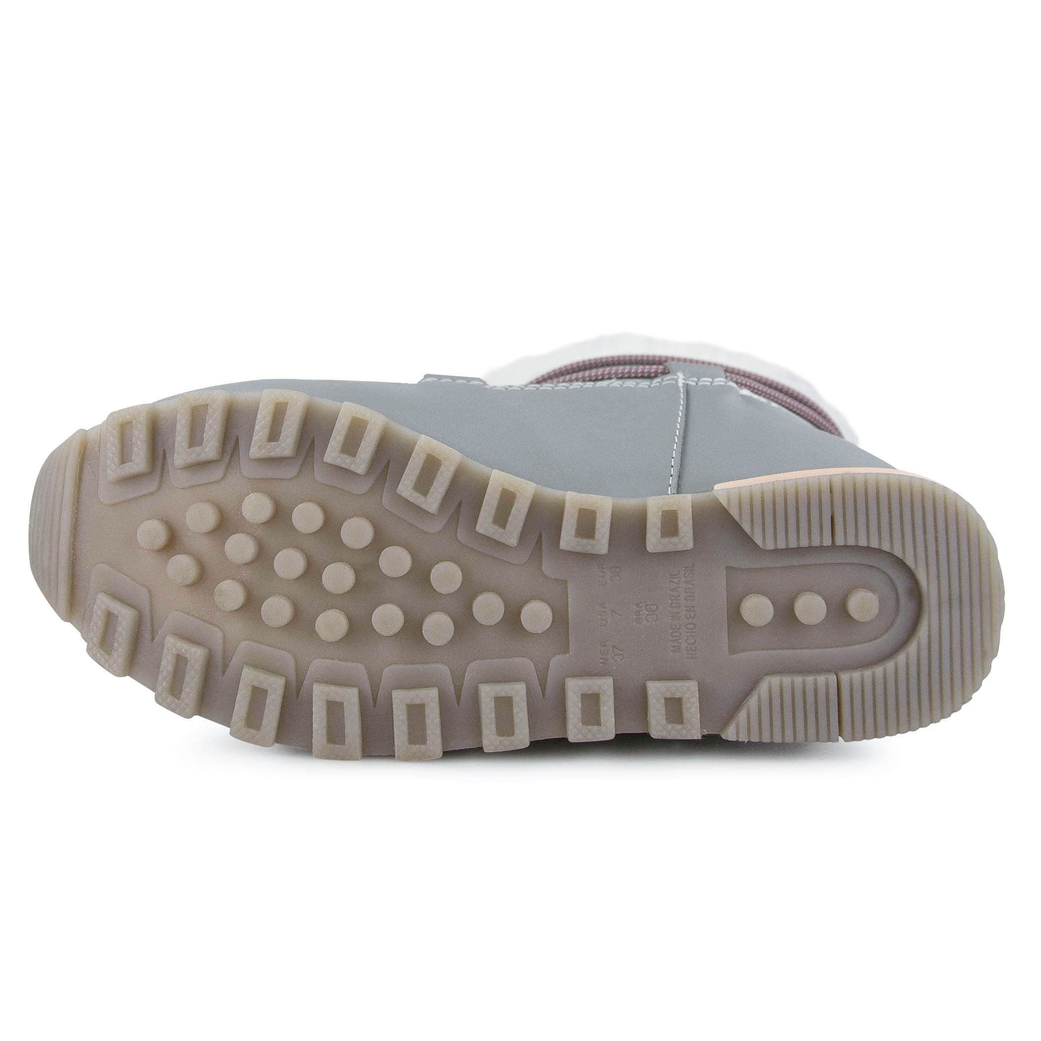Bota Feminina Snowy Tie Forrada em Lã Sintética Ref.:23104