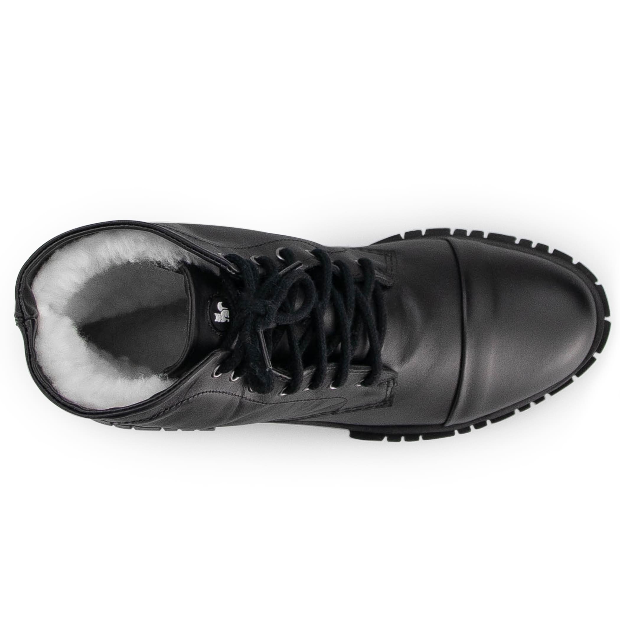 Bota feminina forrada em lã sintética Tractor Lace Ref.:22807