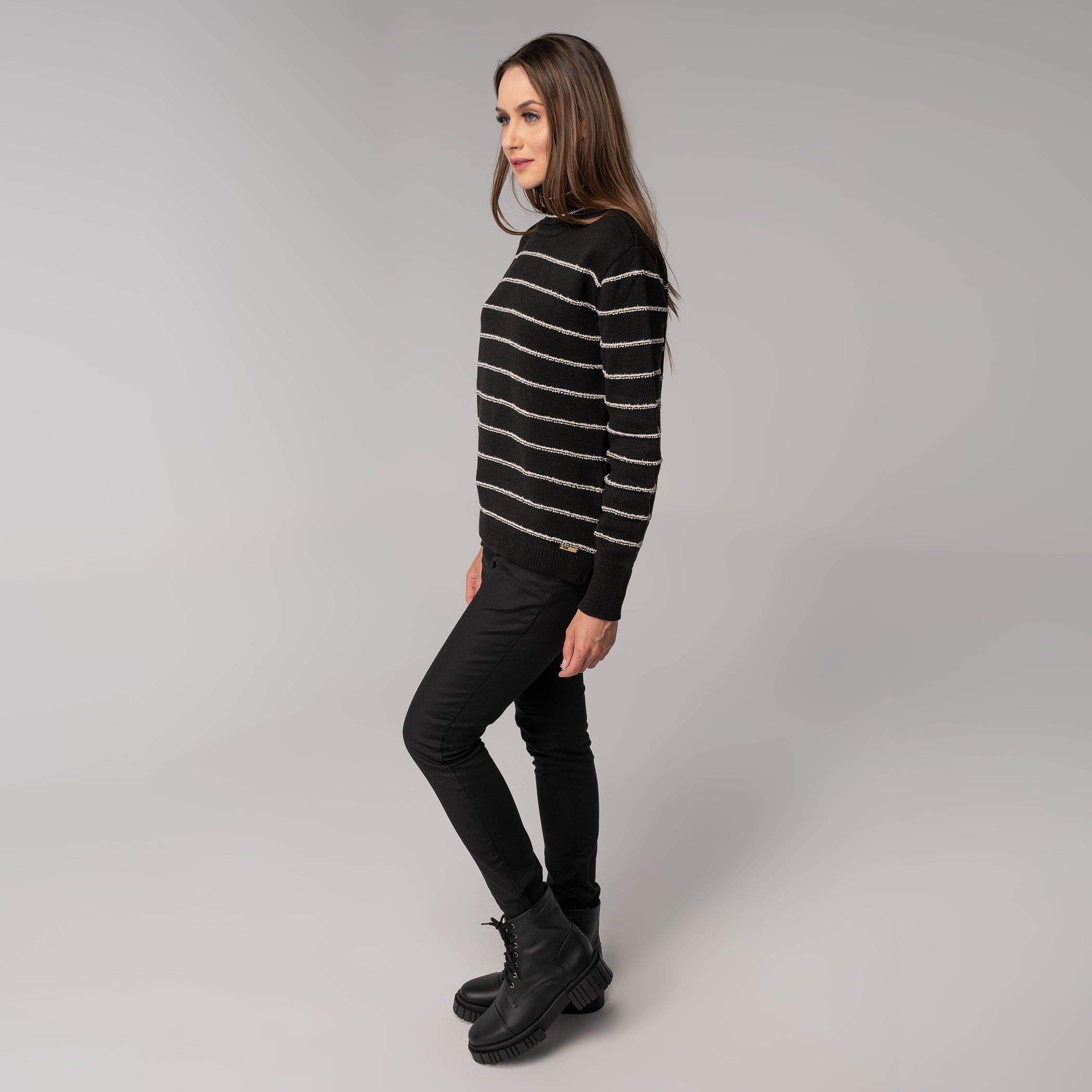 Bota feminina forrada em lã sintética Tractor Lace Ref.:22807