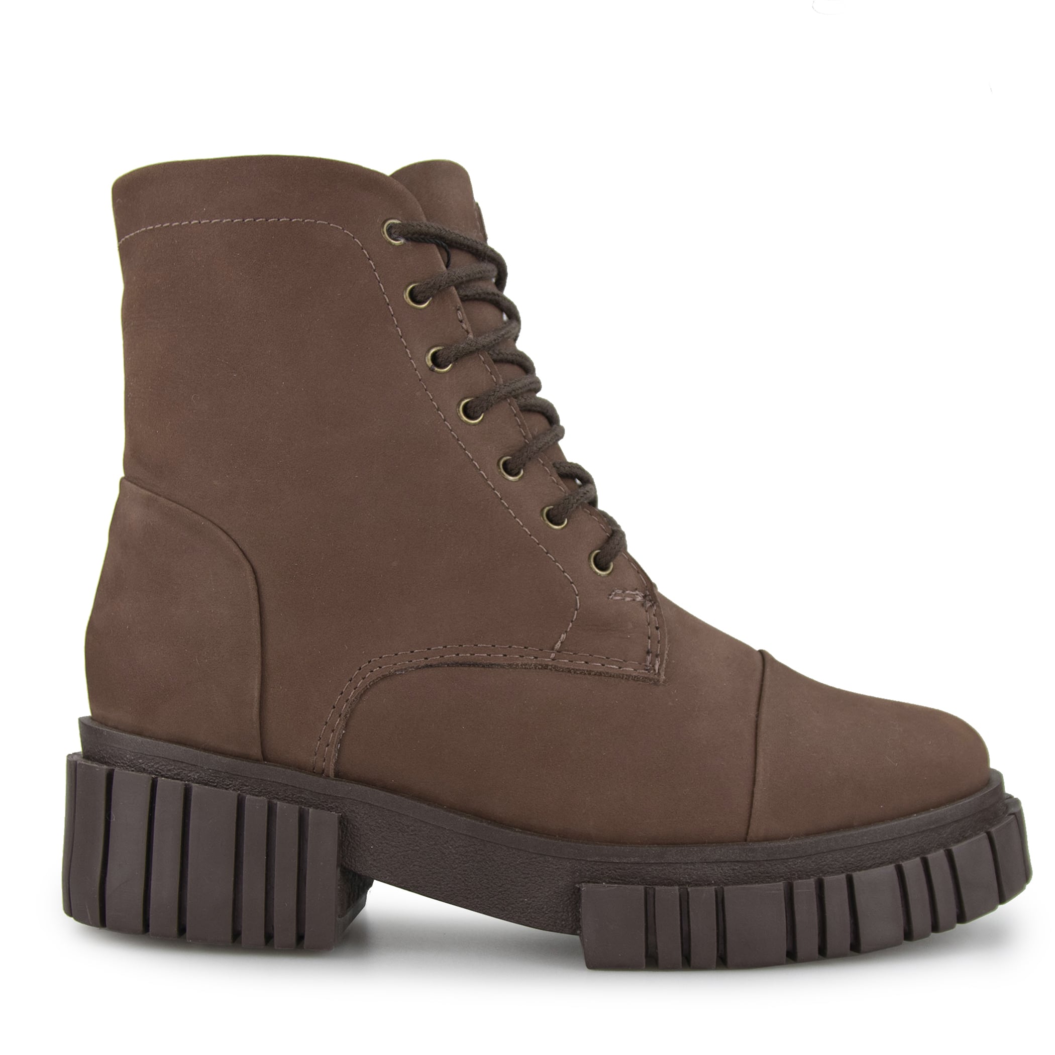 Bota feminina forrada em lã sintética Tractor Lace Ref.:22807
