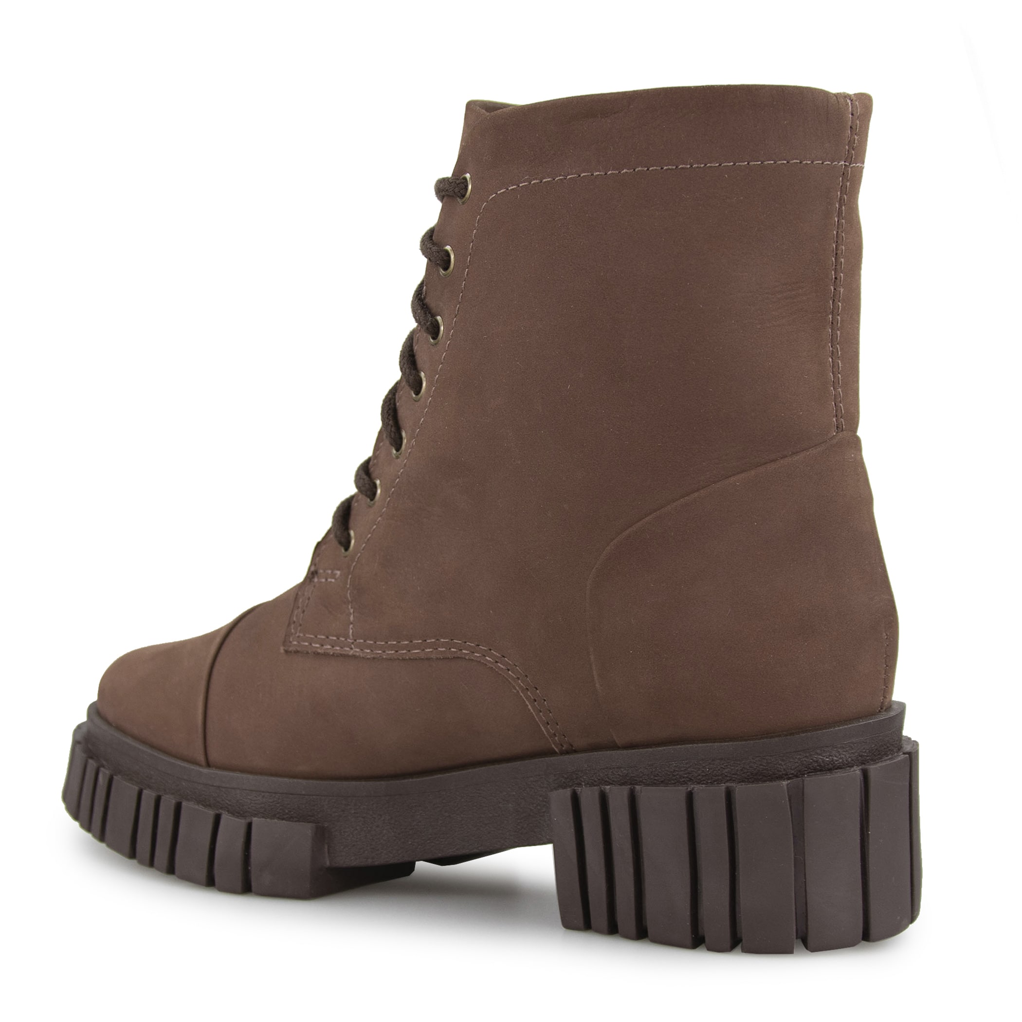 Bota feminina forrada em lã sintética Tractor Lace Ref.:22807