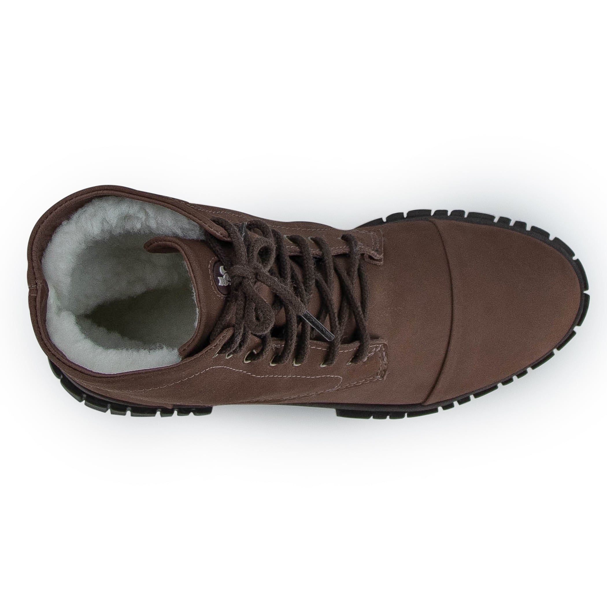 Bota feminina forrada em lã sintética Tractor Lace Ref.:22807