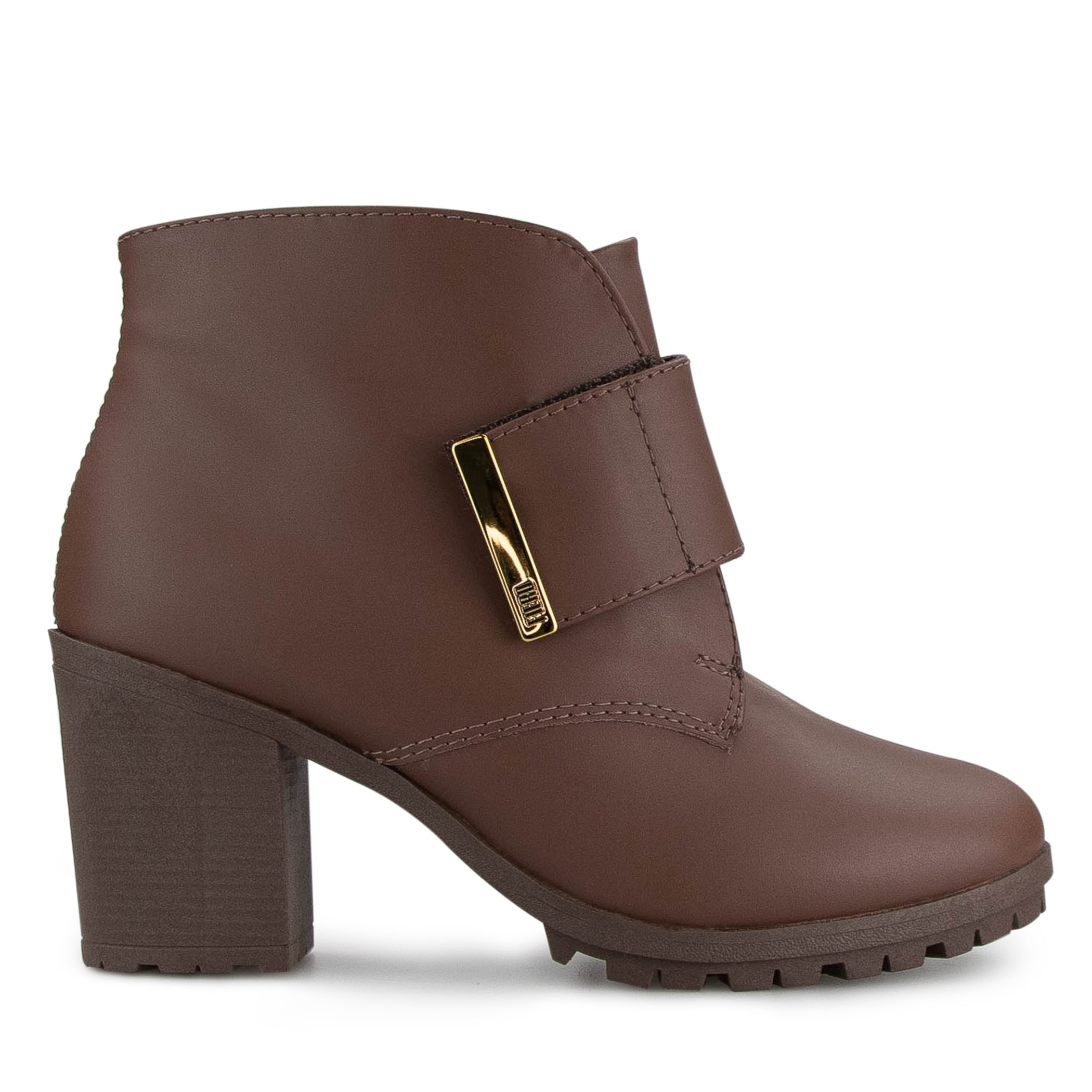 Bota feminina Routine Belt Boot forrada em lã sintética Ref.:23001