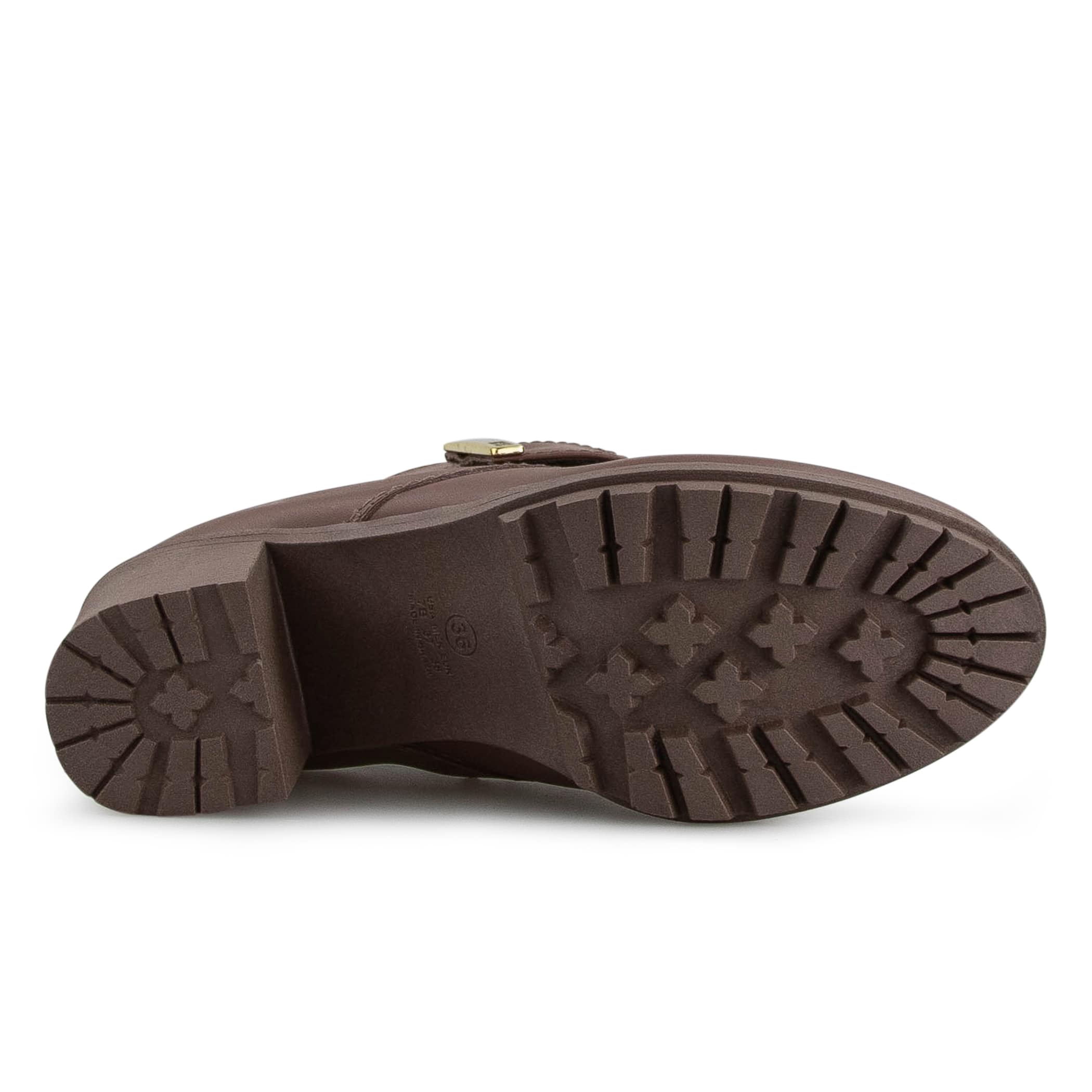 Bota feminina Routine Belt Boot forrada em lã sintética Ref.:23001
