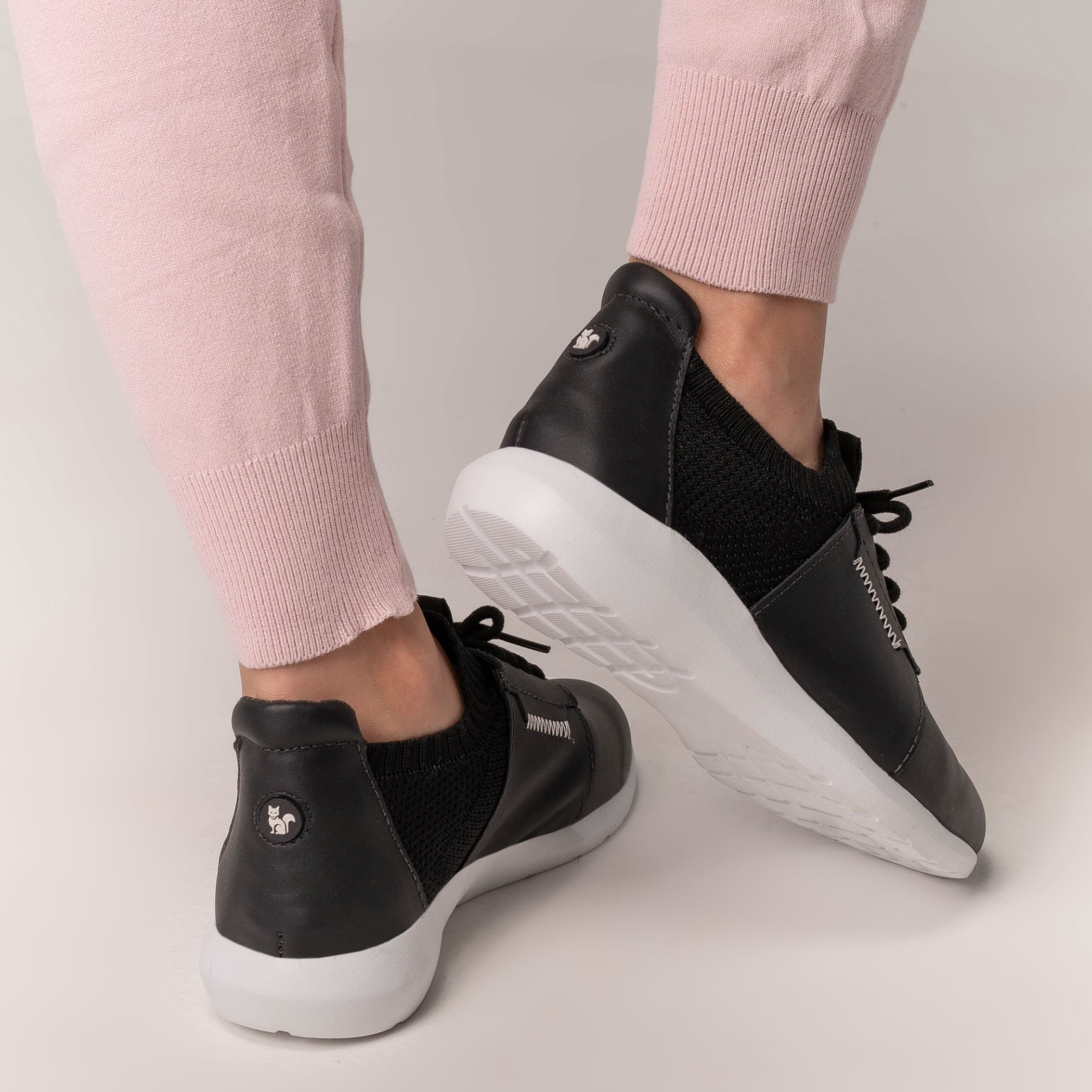 Tênis feminino Light Way Lace Couro Ref.:22212