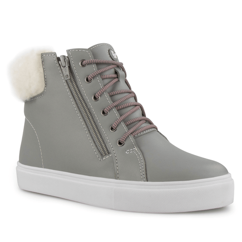 Bota feminina The Box Lace forrada em lã Ref.:22910
