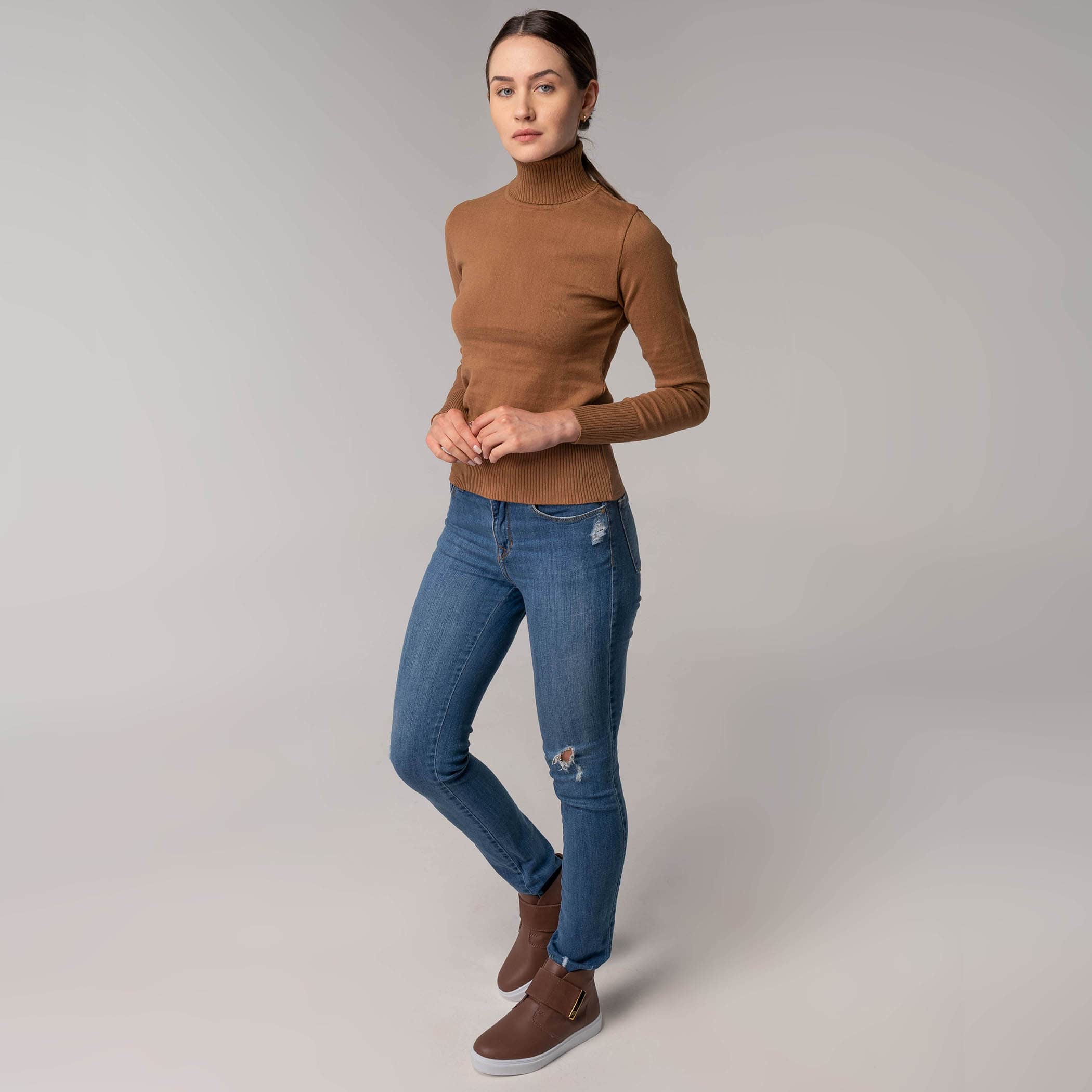 Bota feminina The Box Belt Sneaker forrada em lã Ref.:22907