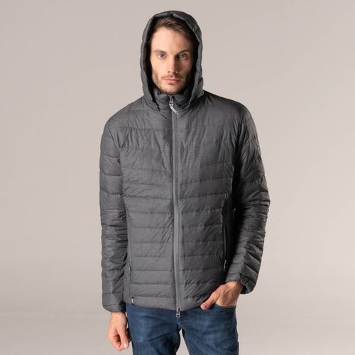 Jaqueta Masculina puffer Puerto Varas Impermeável De Pluma Ultralight Alpine Pro Com Capuz Removível