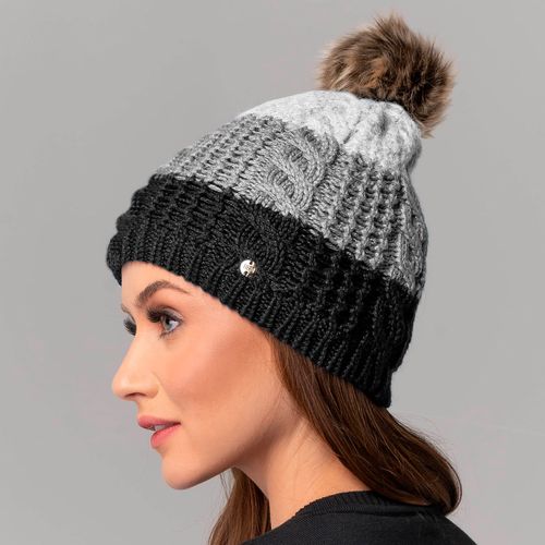 Gorro Feminino Pompom Copenhague forrado em lã