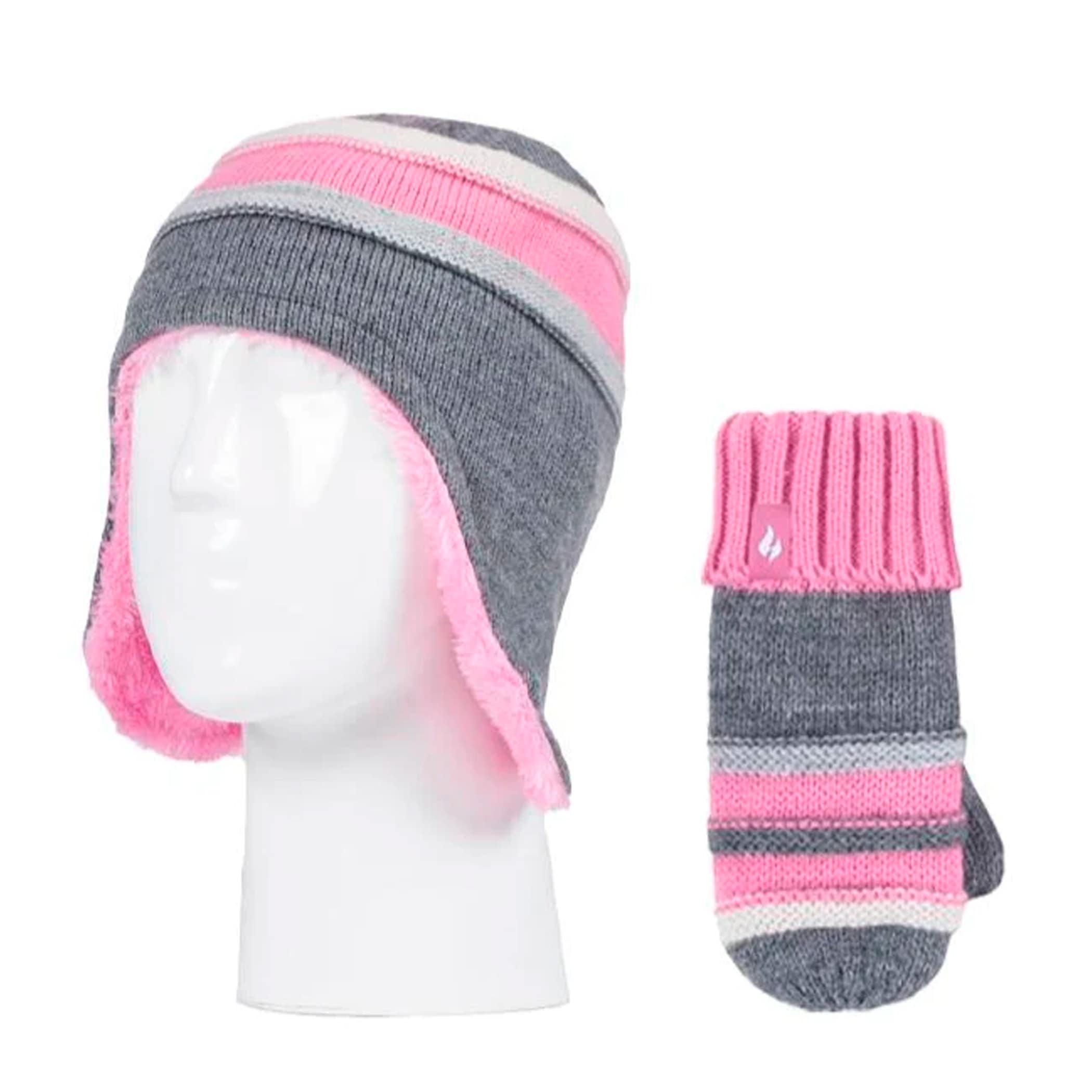 Kit infantil Gorro e Luva térmica Cozy Winter Heat Holders 3 a 6 anos