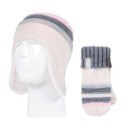 Kit infantil Gorro e Luva térmica Cozy Winter Heat Holders 3 a 6 anos