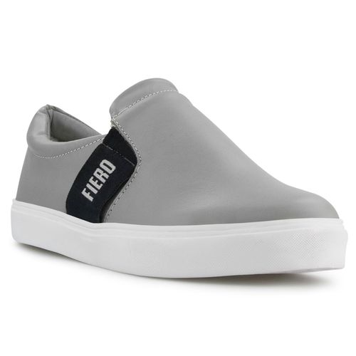 Tênis Slip On feminino The Box Stripe forrado em lã sintética Ref.:22916