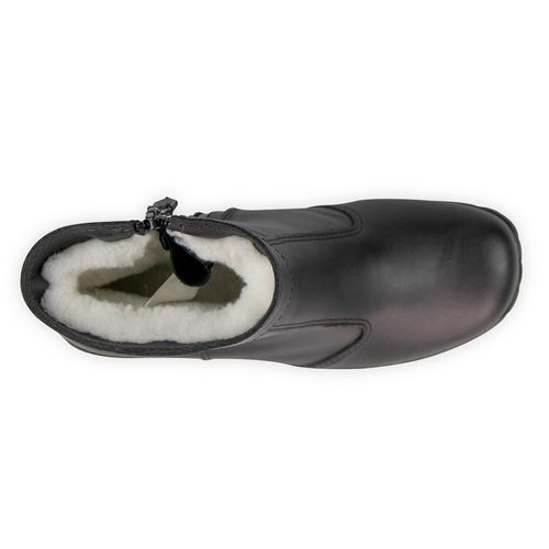 Bota para neve feminina com couro impermeável New Cervinia em lã sintética Ref.:23401