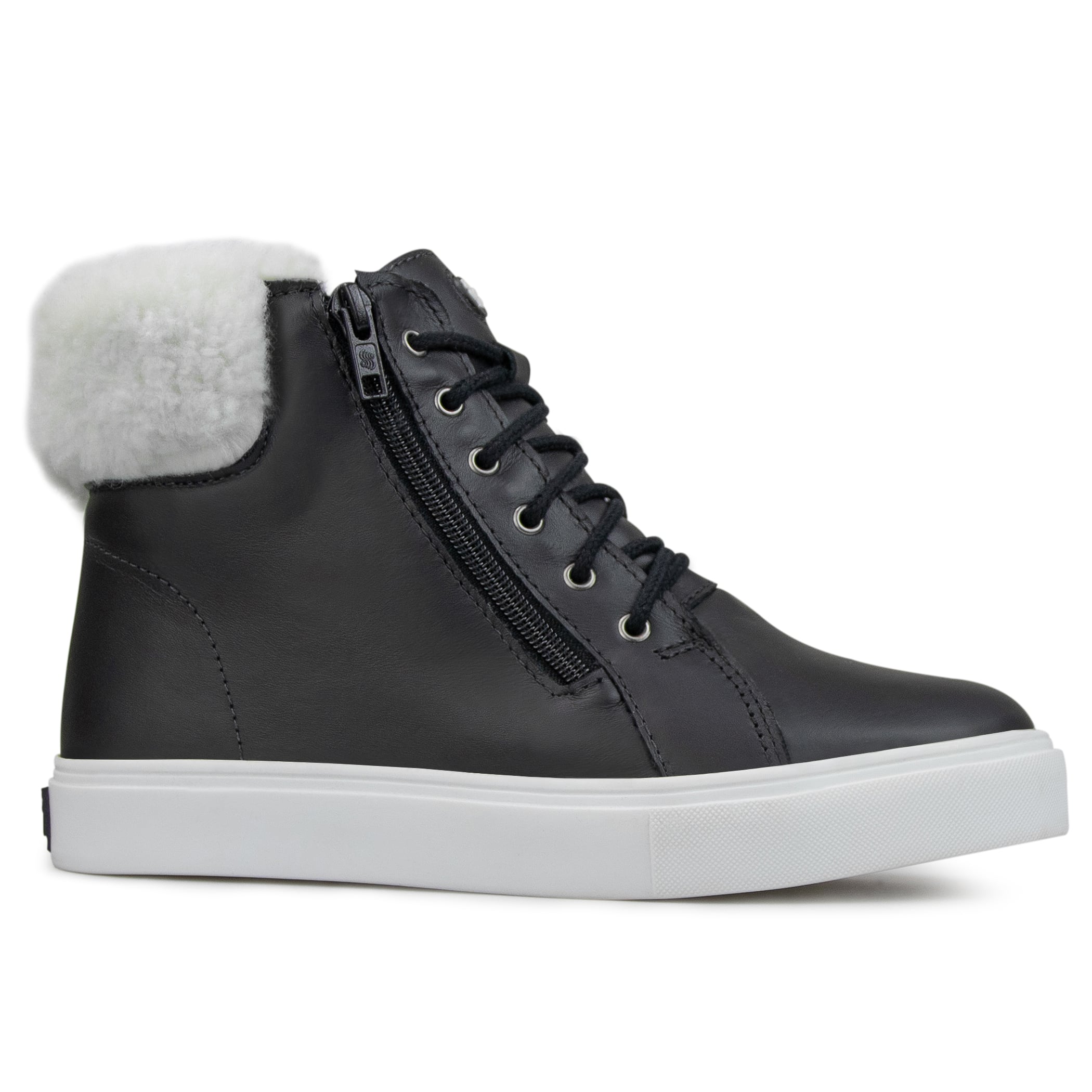 Bota feminina The Box Lace forrada em lã Ref.:22910