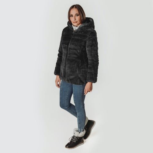 Casaco Feminino puffer Teddy Soft Alpine Dupla Face Tóquio