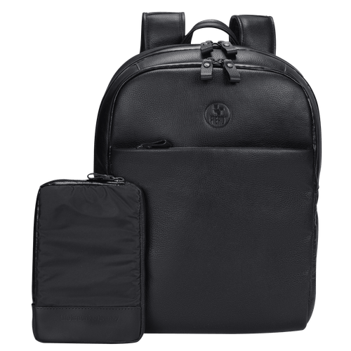 Mochila Tarn em couro para notebook com necessaire Fiero + Bennemann