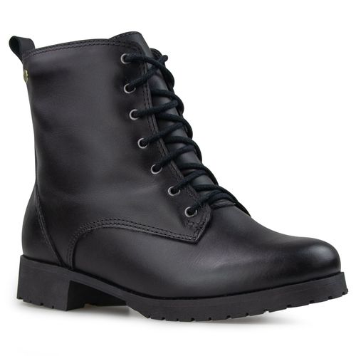 Bota feminina Linha Neve forrada em lã sintética Rukka Lace Ref.:22103