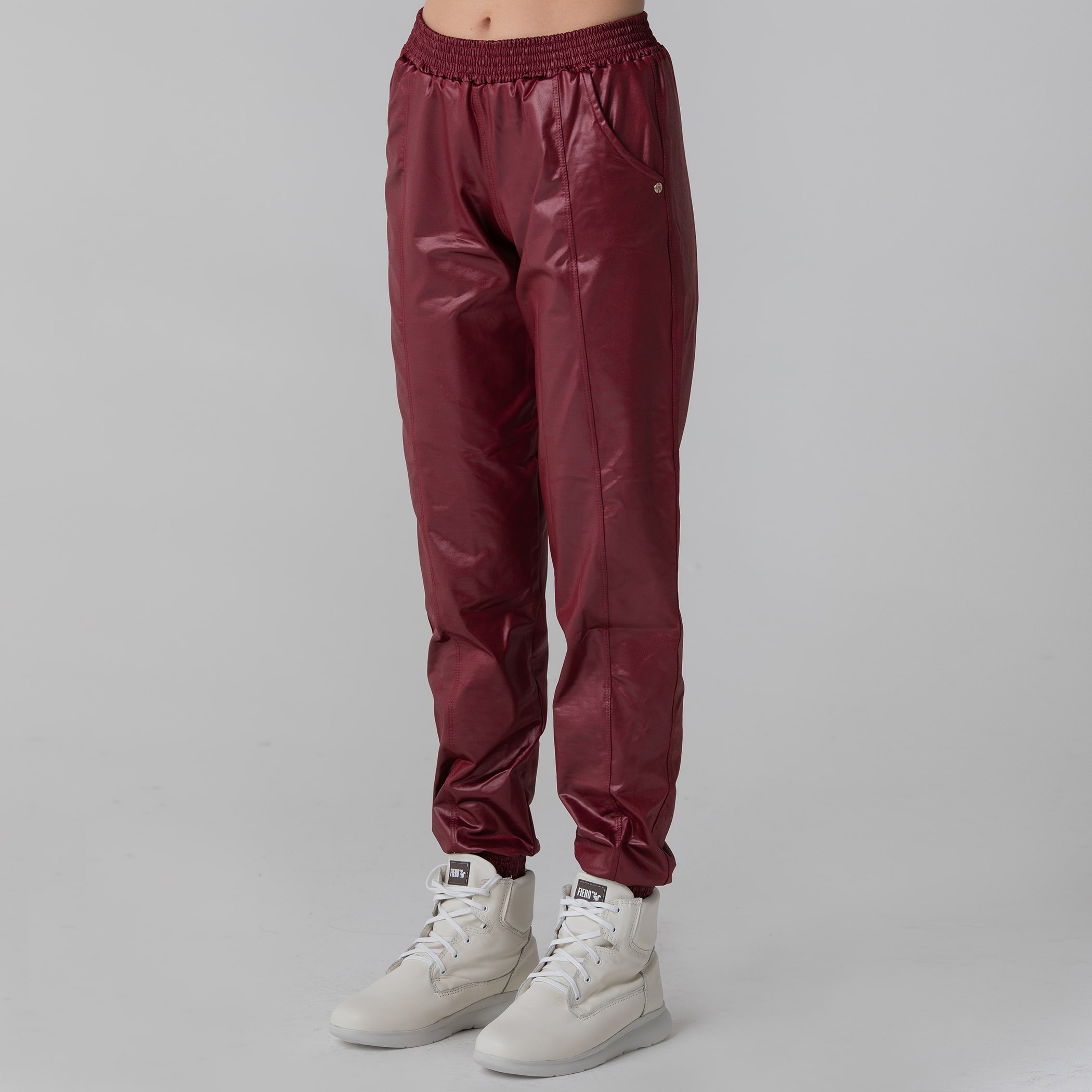 Calça Jogger em cirrê térmico Thermo Shine