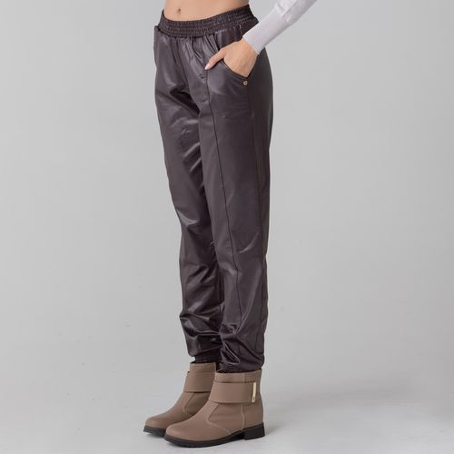 Calça Jogger em cirrê térmico para o frio e inverno Thermo Shine